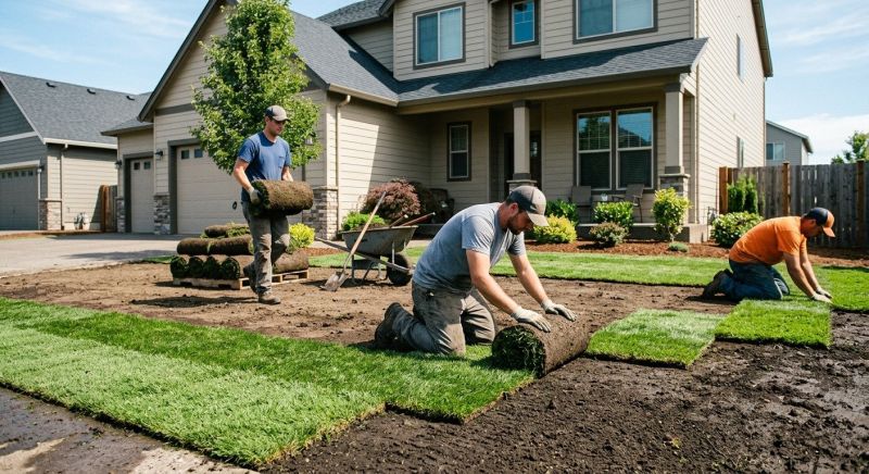 Ryegrass Sod Installation in Ventura County, CA