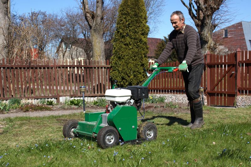 Spring Lawn Aeration